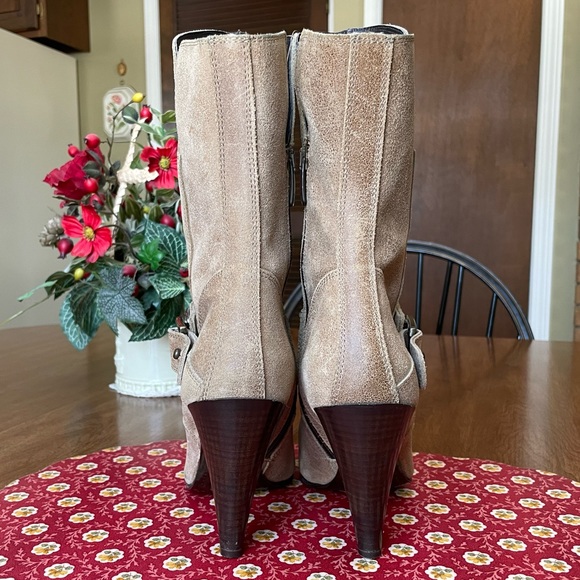 Donald J. Pliner “Bodil” Distressed Italian Leather Mid-Calf Boot, US Size 7M - Picture 4 of 15